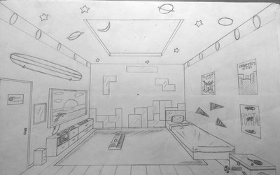 400x250 Assignment - Dream Room Drawing