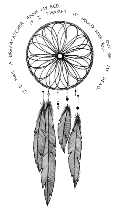 391x700 Nails Drawing Dream Catcher Huge Freebie! Download - Dreamcatcher Drawing Black And White
