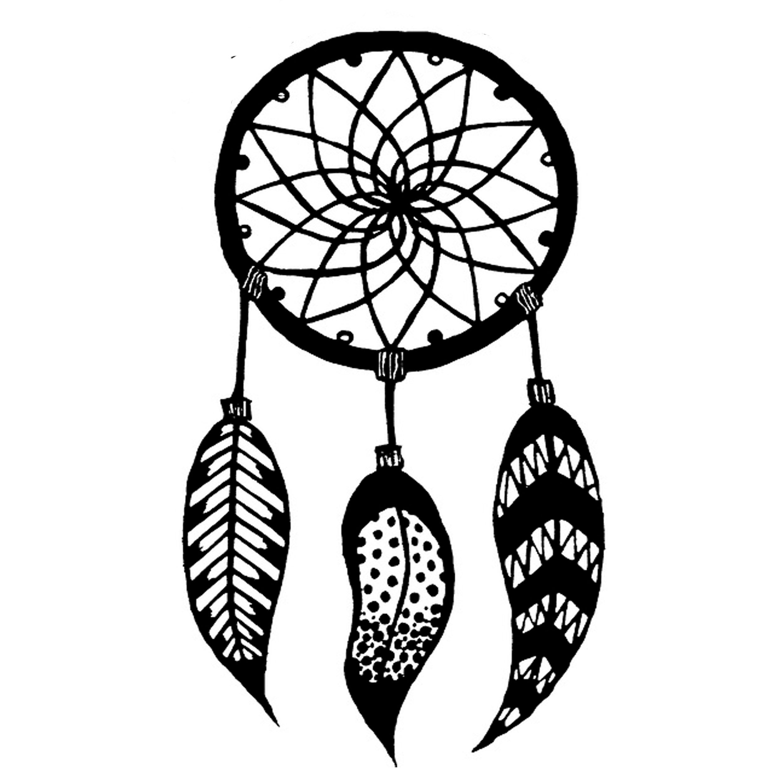 Dreamcatcher Drawing Black And White at Explore