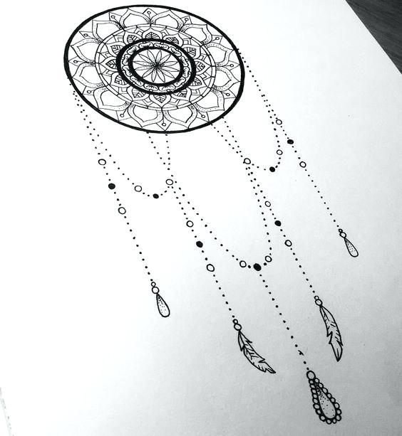564x613 Dream Catcher Tattoo Tattoos Lion Dreamcatcher Tattoo Meaning - Dreamcatcher Drawing Designs