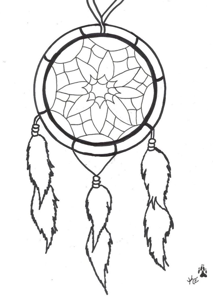 736x1025 Native American Designs Coloring Pages Dreamcatcher - Dreamcatcher Drawing Designs