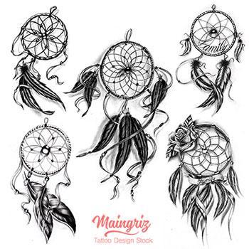 350x350 Originals Dreamcatcher Tattoo Design Tattoo Design Stock - Dreamcatcher Drawing Designs