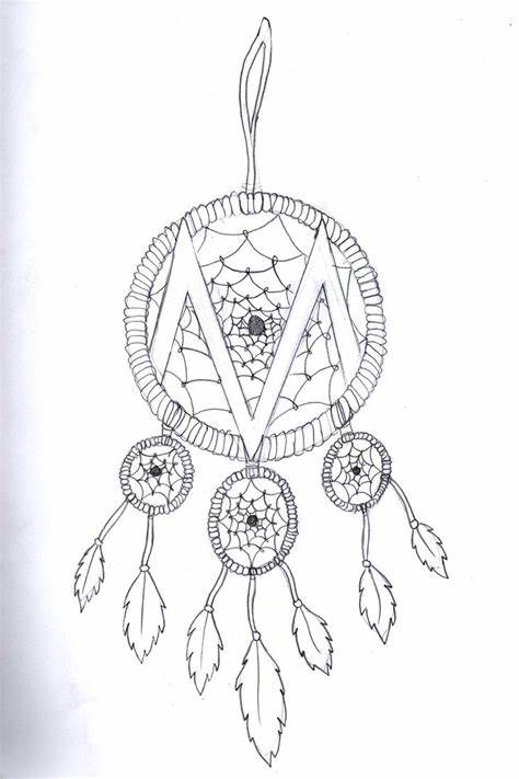 474x711 Easy Sketches Tumblr Dream Catchers - Dreamcatcher Drawing Tumblr
