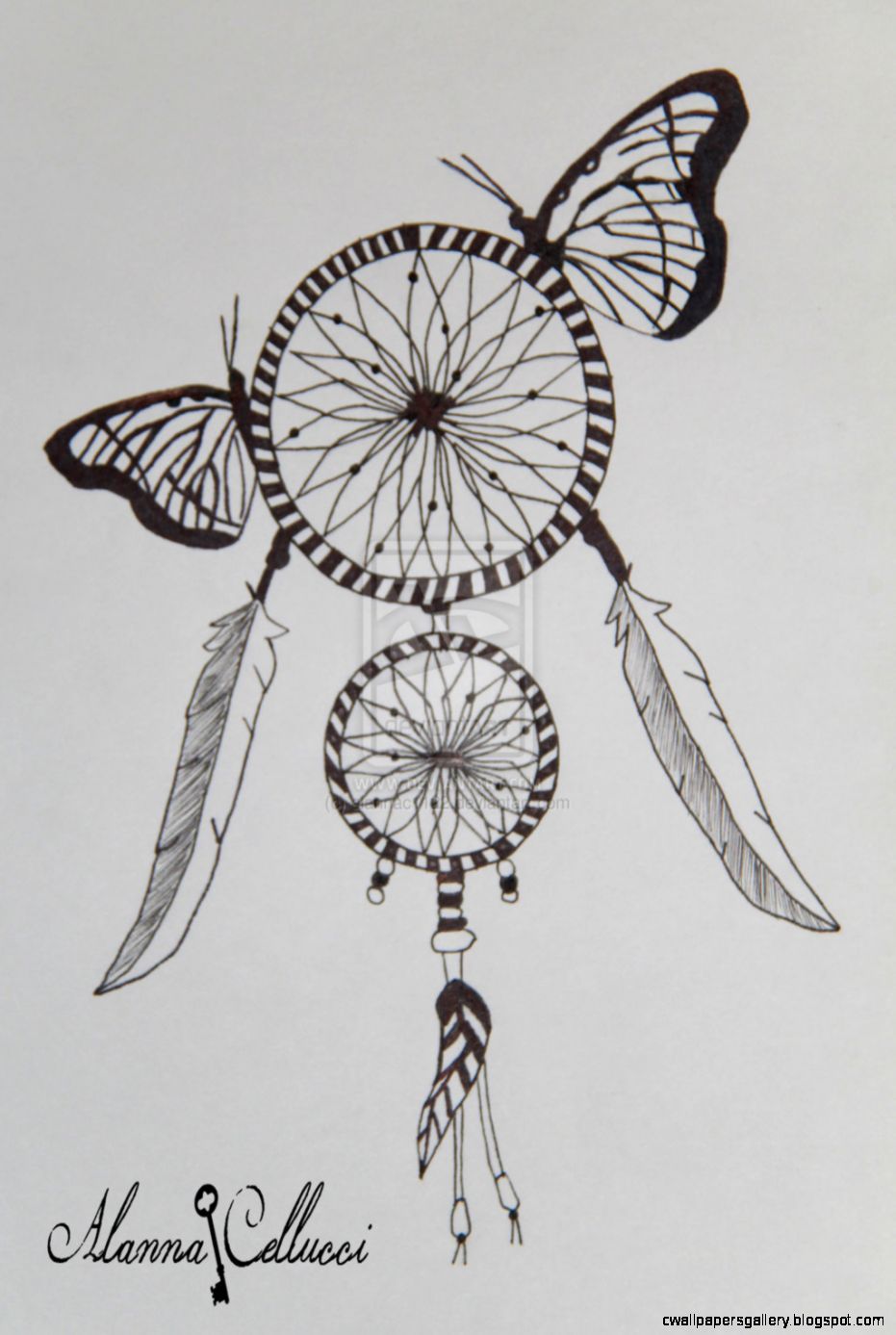 931x1387 Tumblr Wallpapers Dreamcatcher - Dreamcatcher Drawing Tumblr