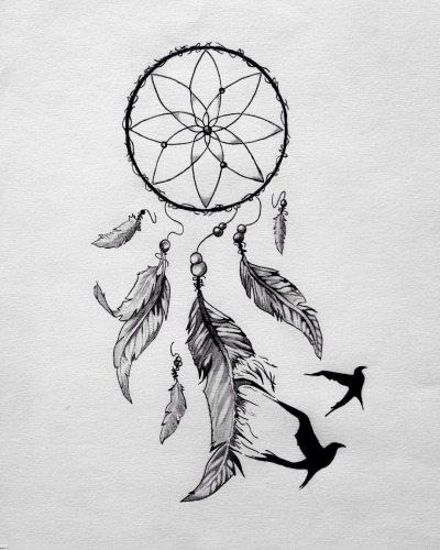 400x500 Dream Catcher Pictures Tumblr - Dreamcatcher Drawing Tumblr