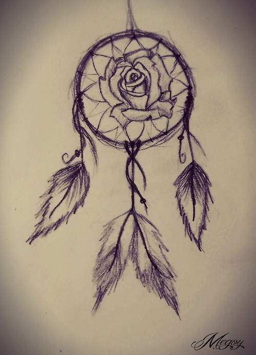500x694 Drawn Dreamcatcher Drawings Tumblr Easy Pictures - Dreamcatcher Drawing Tumblr