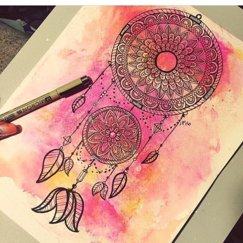 500x500 drawn dreamcatcher indie - Dreamcatcher Drawing Tumblr