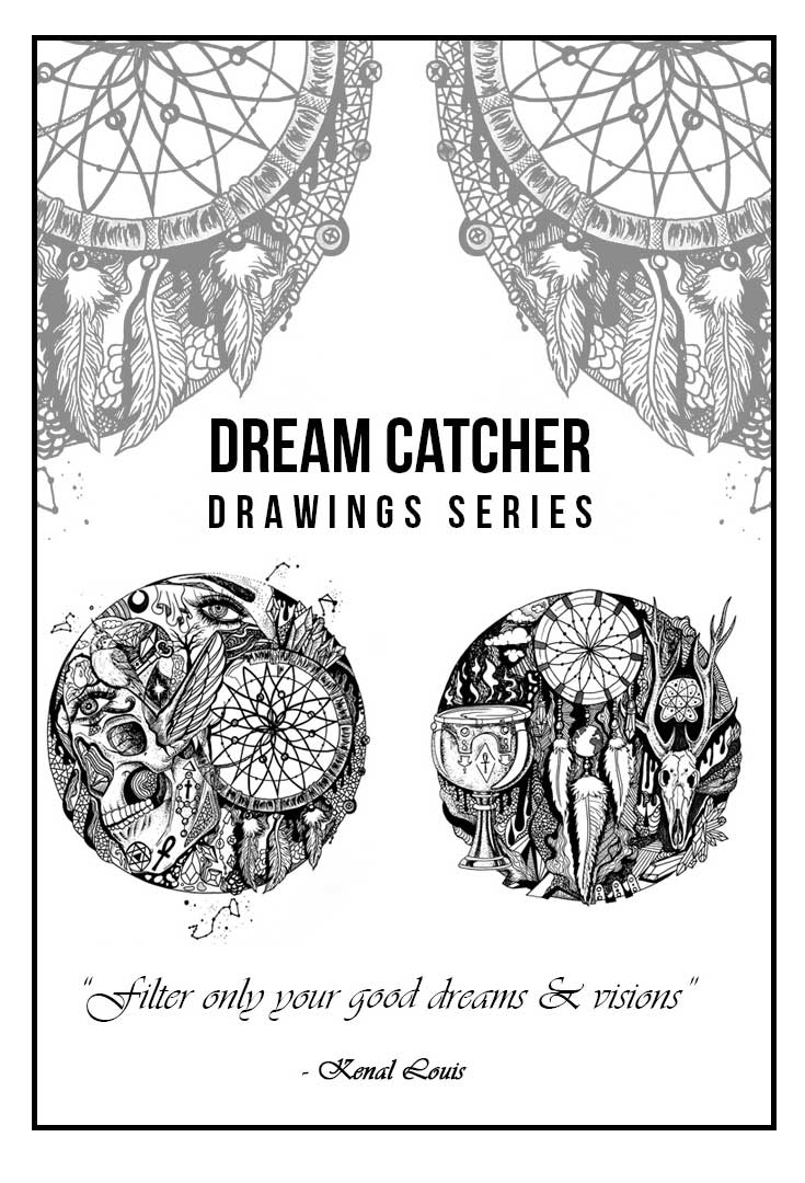 735x1080 Dream Catcher Drawing - Dreamcatcher Line Drawing