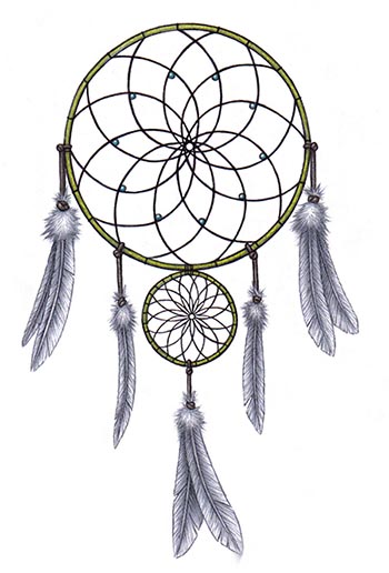 350x516 Dreamcatcher - Dreamcatcher Line Drawing