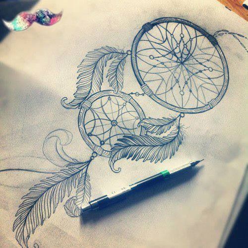 500x500 Dreamcatcher - Dreamcatcher Pencil Drawing