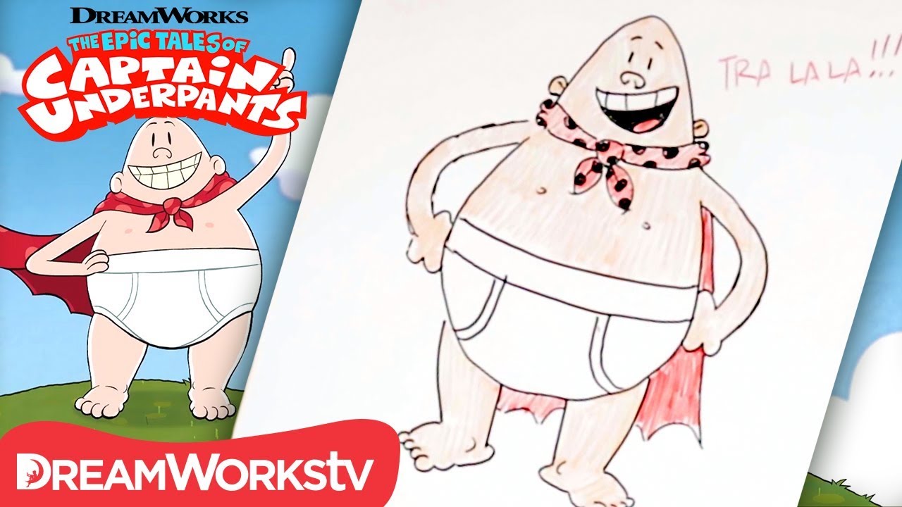 1280x720 how to draw captain underpants dreamworks the epic tales - Dreamworks Drawings
