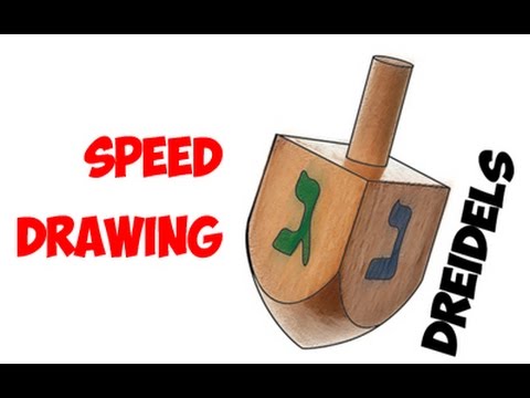 480x360 Drawing How To Draw A Dreidel - Dreidel Drawing