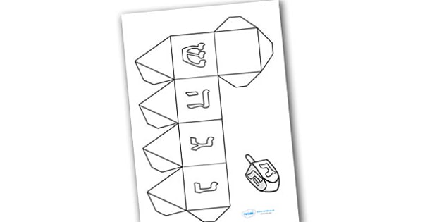 630x315 Hanukkah Dreidel Net - Dreidel Drawing