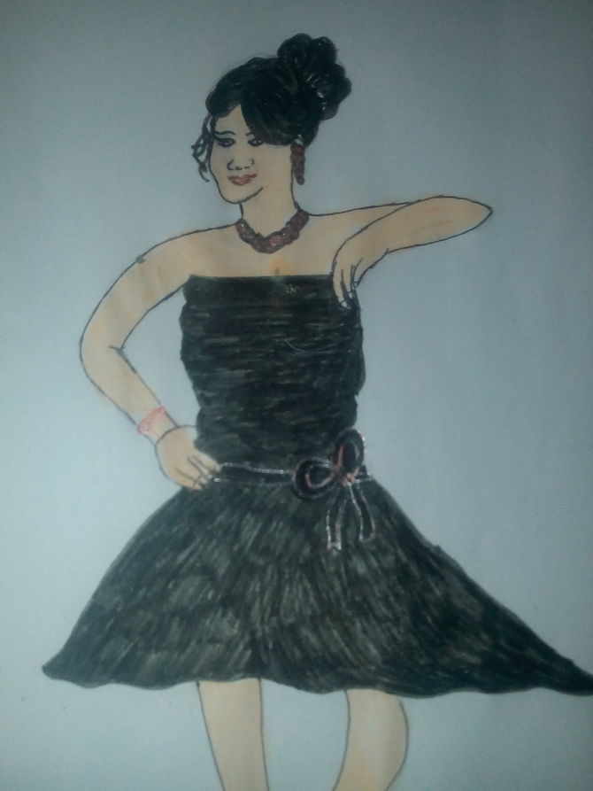 670x893 Ways To Design Clothes - Dress Design Drawing