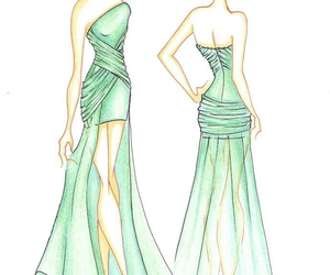 300x250 Images About Dress Sketches On We Heart It See More - Dress Drawing