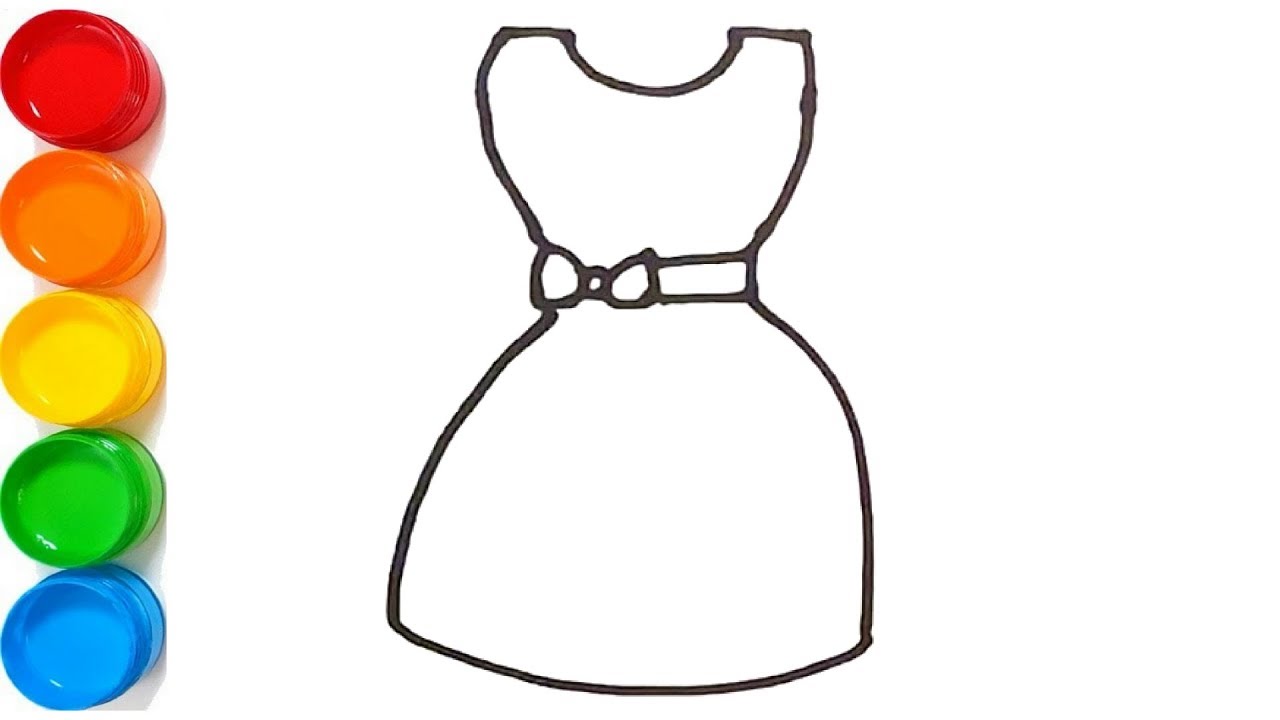1280x720 How To Draw Girls Dresses - Dress Drawing
