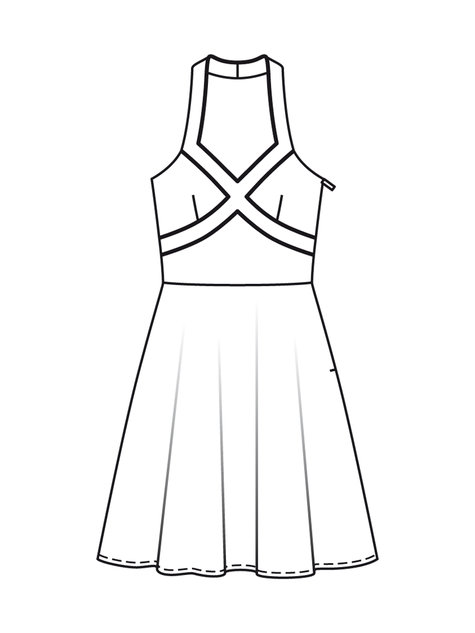 475x633 Dress Outline Fashion Dresses - Dress Outline Drawing