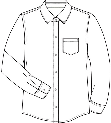 Dress Shirt Drawing at PaintingValley.com | Explore collection of Dress