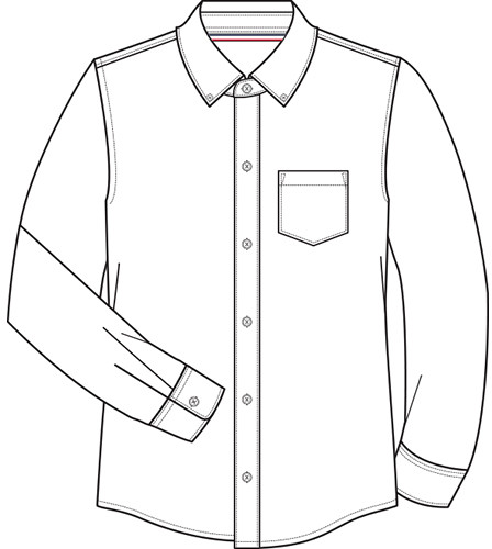 Dress Shirt Drawing at PaintingValley.com | Explore collection of Dress ...