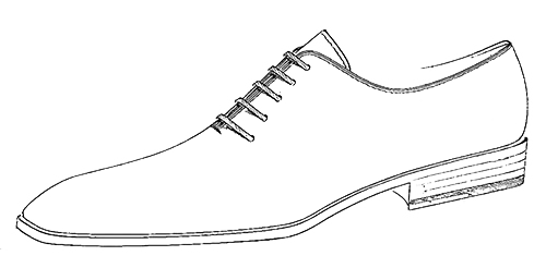 500x246 Shoe Drawing - Dress Shoes Drawing