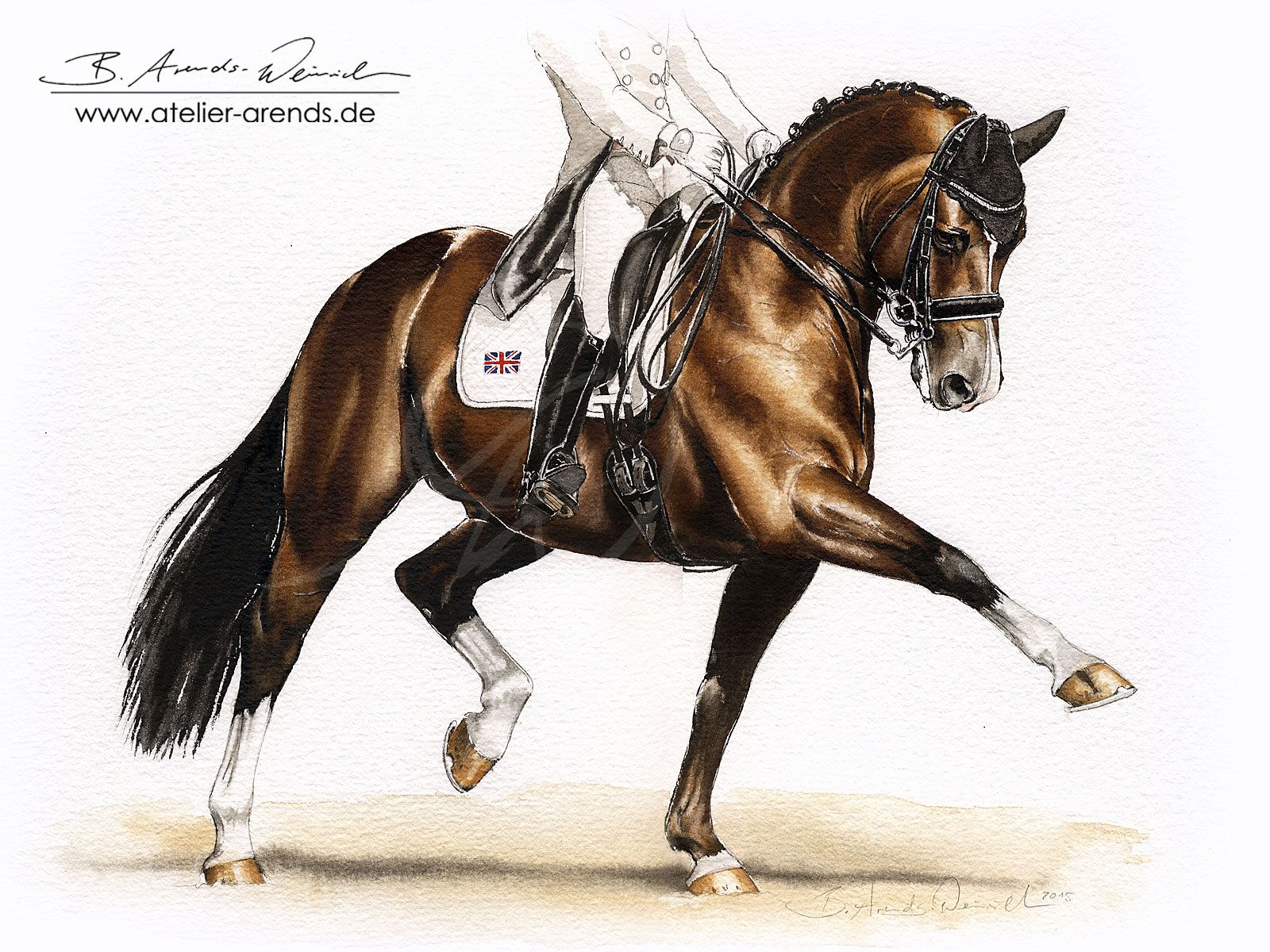 1600x1200 Dressage Horse Valegro Kwpn - Dressage Horse Drawing
