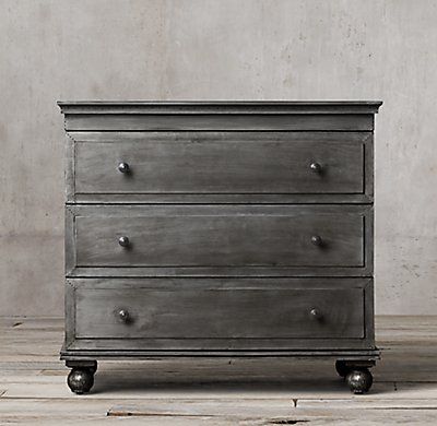 400x390 rh's annecy metal wrapped drawer dresserdrawing inspiration - Dresser Drawing