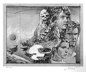 300x252 drew struzan star wars tyrant's test giclee signed artist print ap - Drew Struzan Drawing