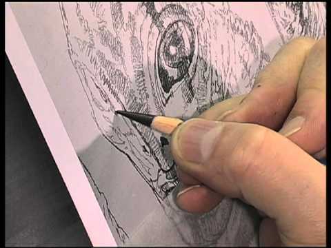 480x360 drew struzan conceiving creating the hellboy movie poster art - Drew Struzan Drawing