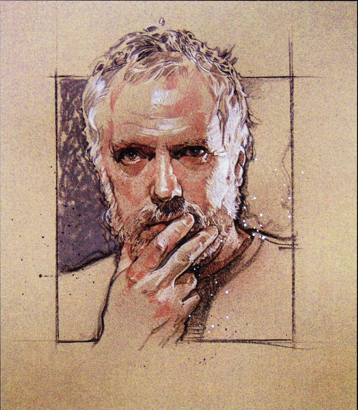 1193x1367 drawing drew struzan loudpilloud - Drew Struzan Drawing