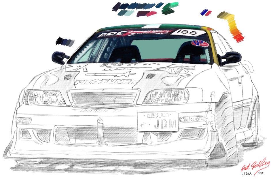 941x640 jdm drift car portrait - Drift Car Drawing