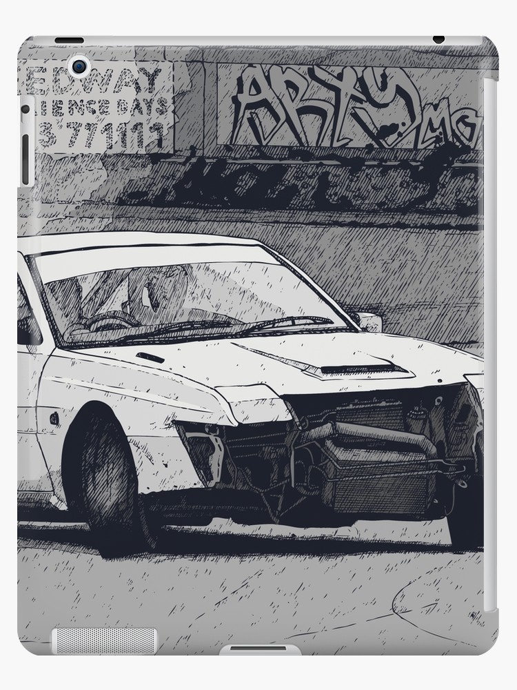 750x1000 starion drift car ipad cases skins - Drift Car Drawing
