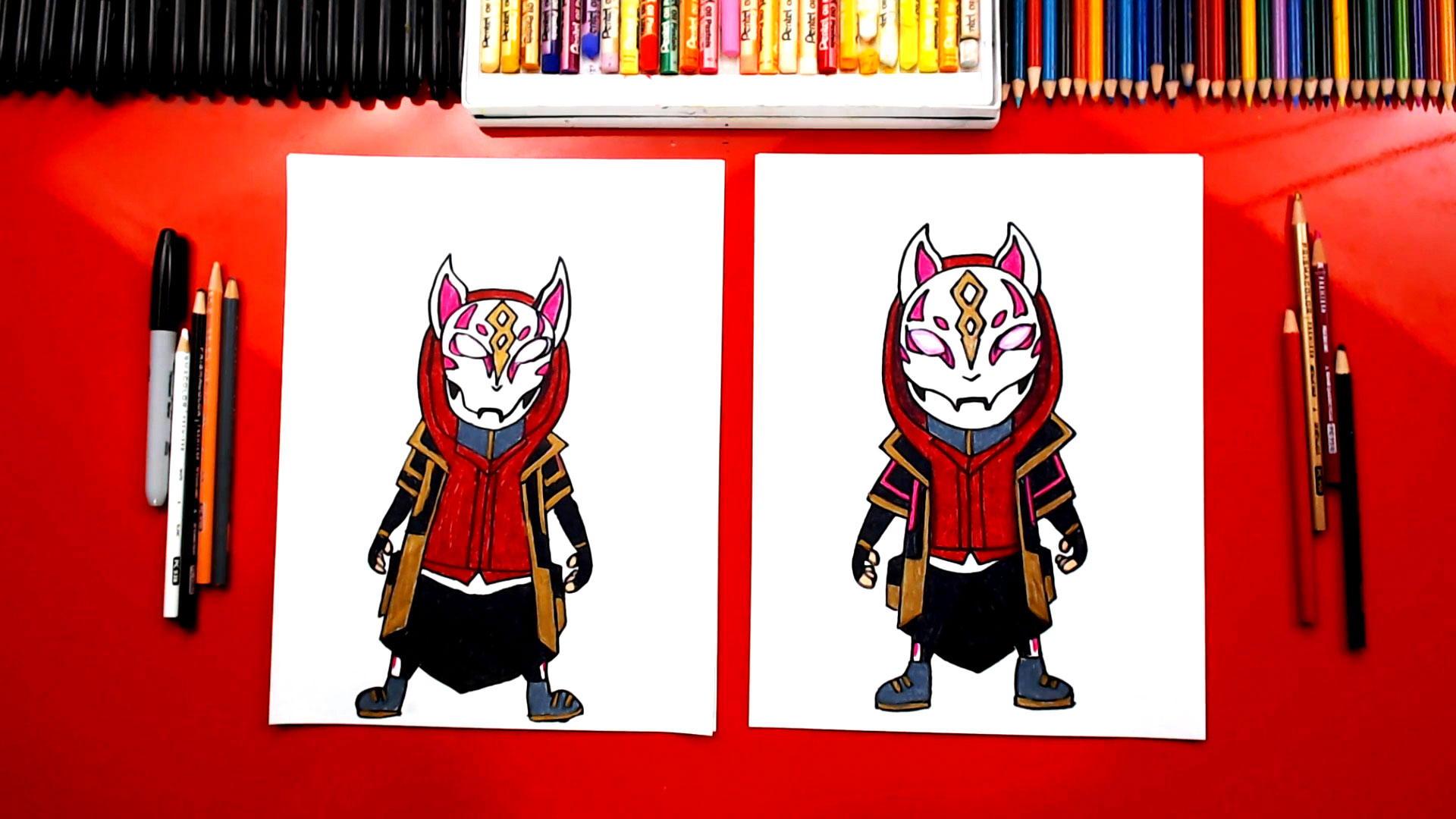 1920x1080 How To Draw Drift From Fortnite - Drift Drawing