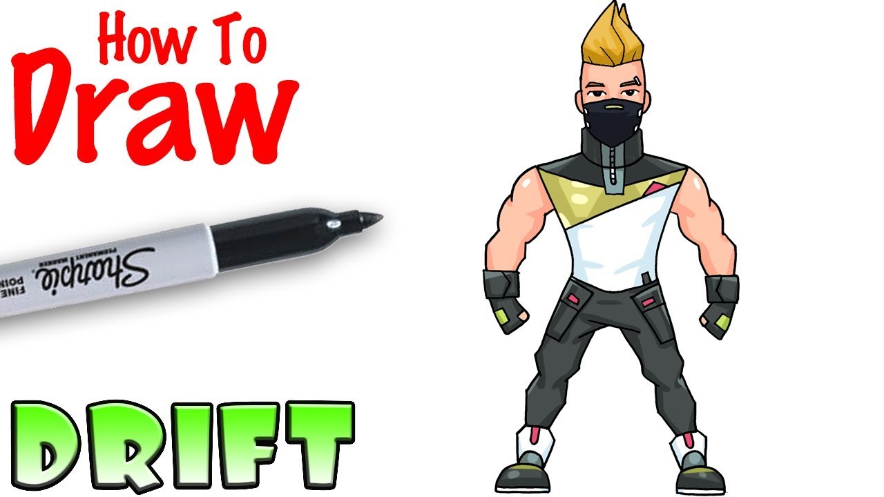 1280x720 How To Draw Drift Fortnite - Drift Drawing