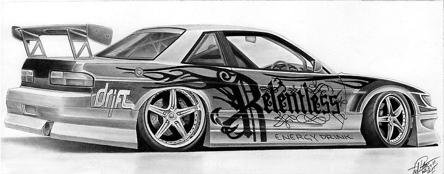 900x354 Relentless Drift Drawing - Drift Drawing