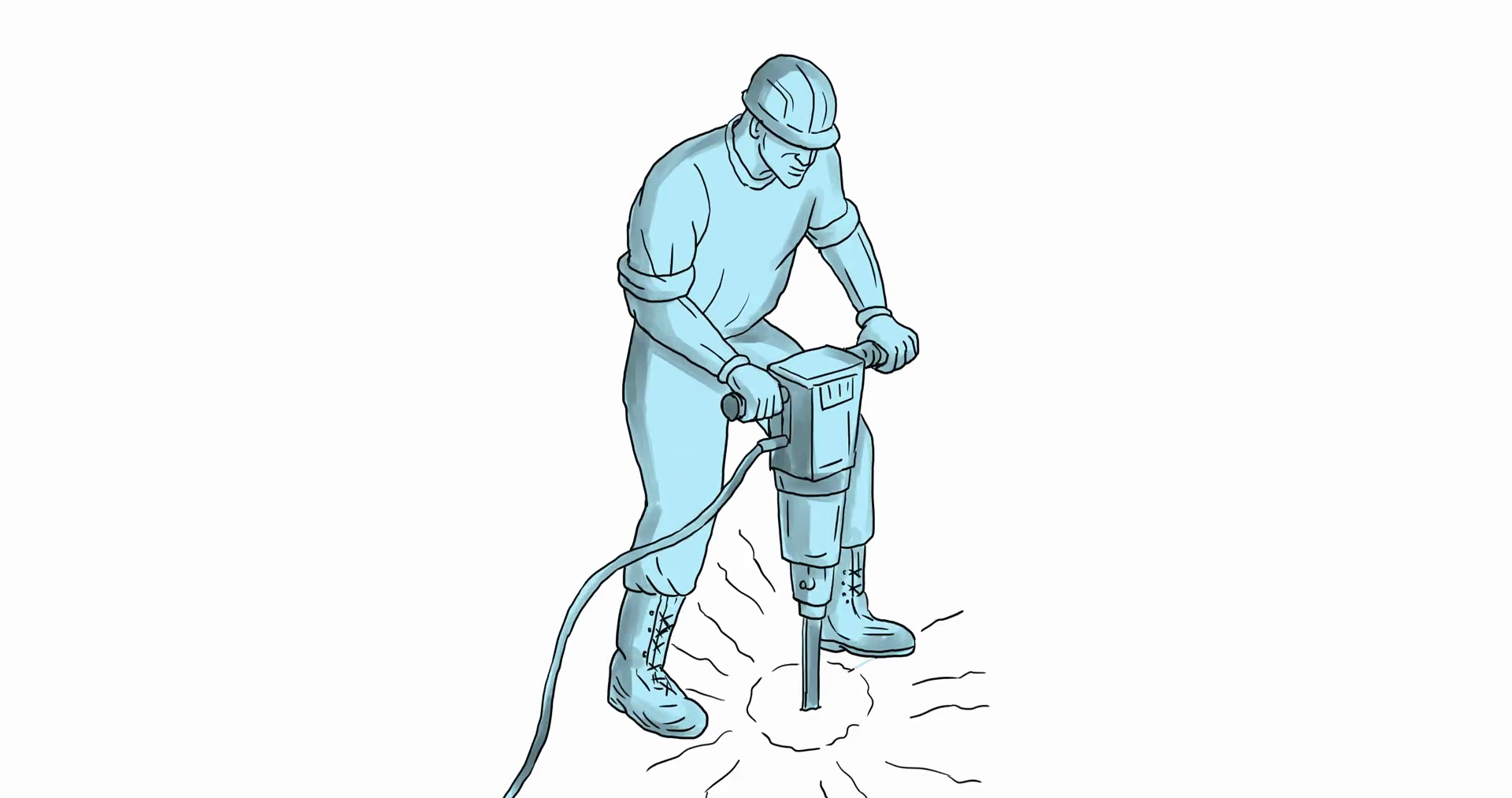 1920x1013 animation motion graphics showing drawing sketch style - Drill Drawing