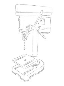 226x303 standing drill drawing free stock photos - Drill Drawing