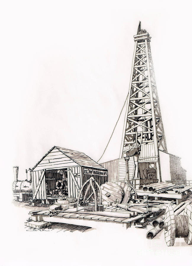 Drilling Rig Drawing at Explore collection of