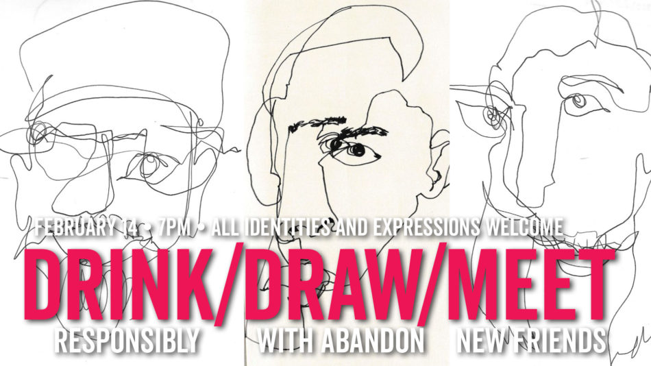 950x534 feb valentine's day drink, draw, meet engine - Drink Drawing