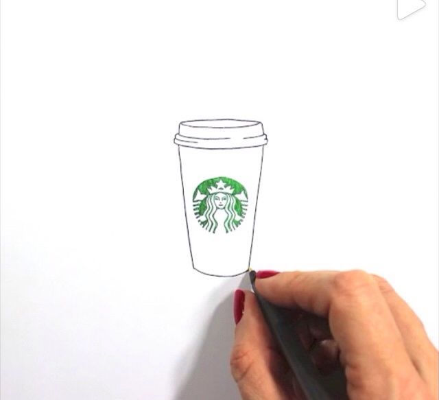 640x583 starbucks drink drawing super easy and cute drawing and painting - Drink Drawing
