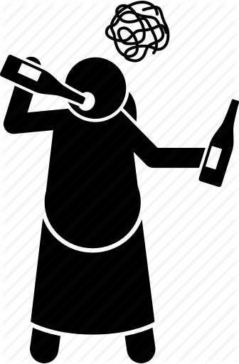 336x512 abuse, alcohol, alcoholic, drinking, pregnant, unhealthy, woman icon - Drinking Alcohol Drawing