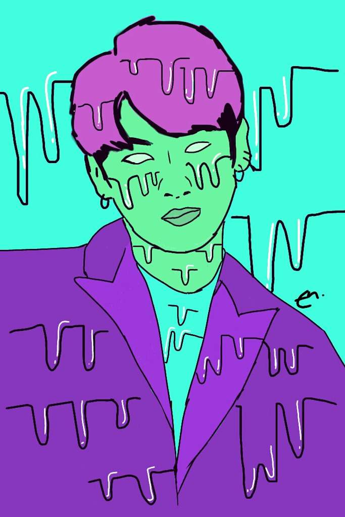 683x1024 drip drawings! jungkook amino - Drip Drawing
