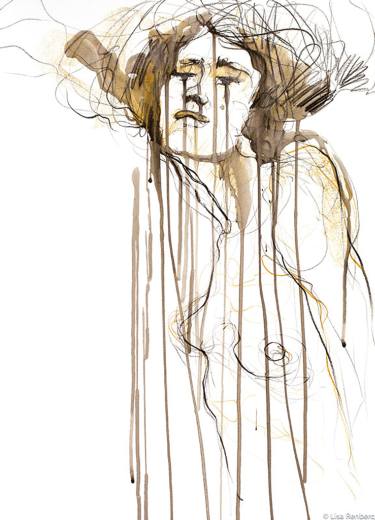 375x520 drip drawings for sale saatchi art - Drip Drawing