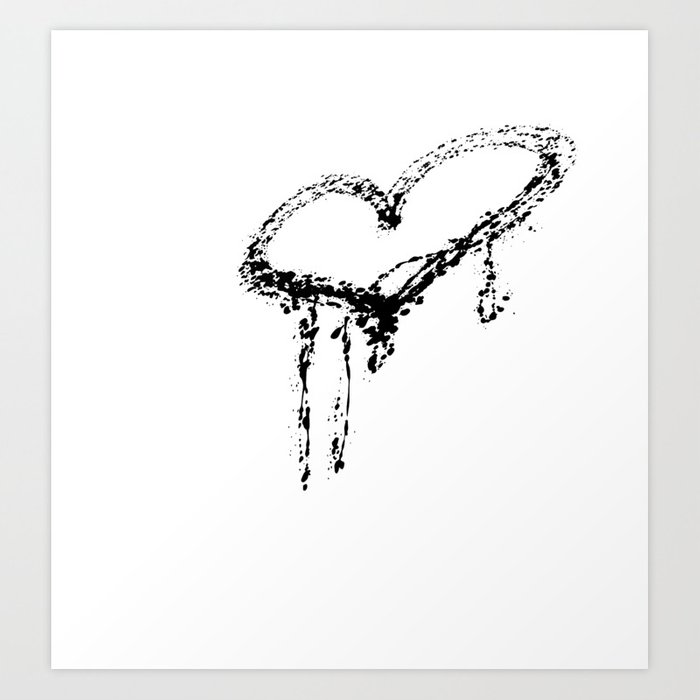 Dripping Heart Drawing at Explore collection of