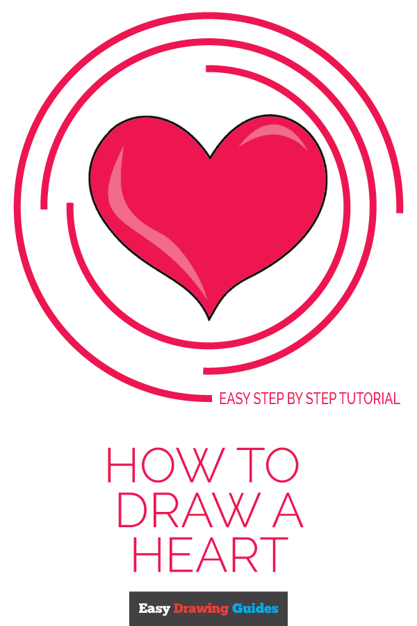 600x900 How To Draw A Heart Step - Dripping Heart Drawing
