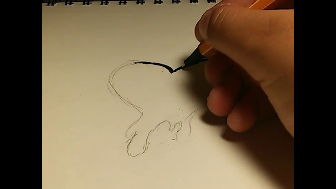 1280x720 Speed Artdrawingdoodle Dripping Heart - Dripping Heart Drawing