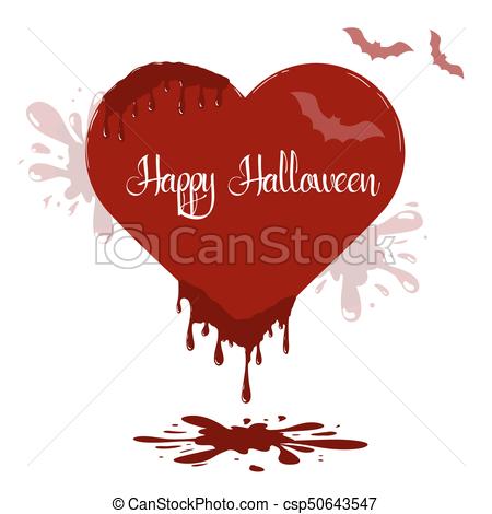 450x470 Vector Heart Illustration With Dripping Blood Template - Dripping Heart Drawing