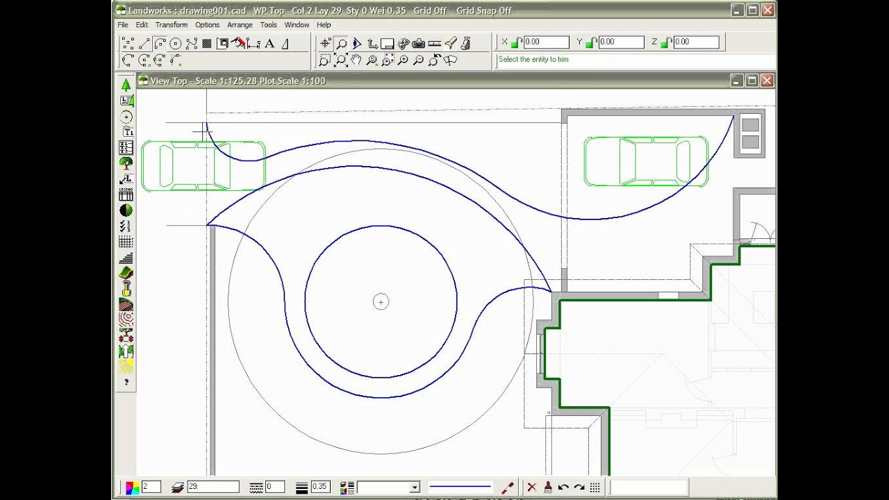 1280x720 Landworkscad - Driveway Drawing