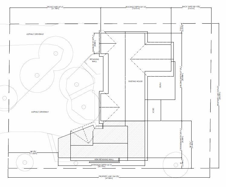 748x618 permit drawing prices - Driveway Drawing