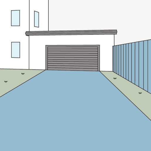 515x515 Walldrivewayfence Drawing And Planning - Driveway Drawing
