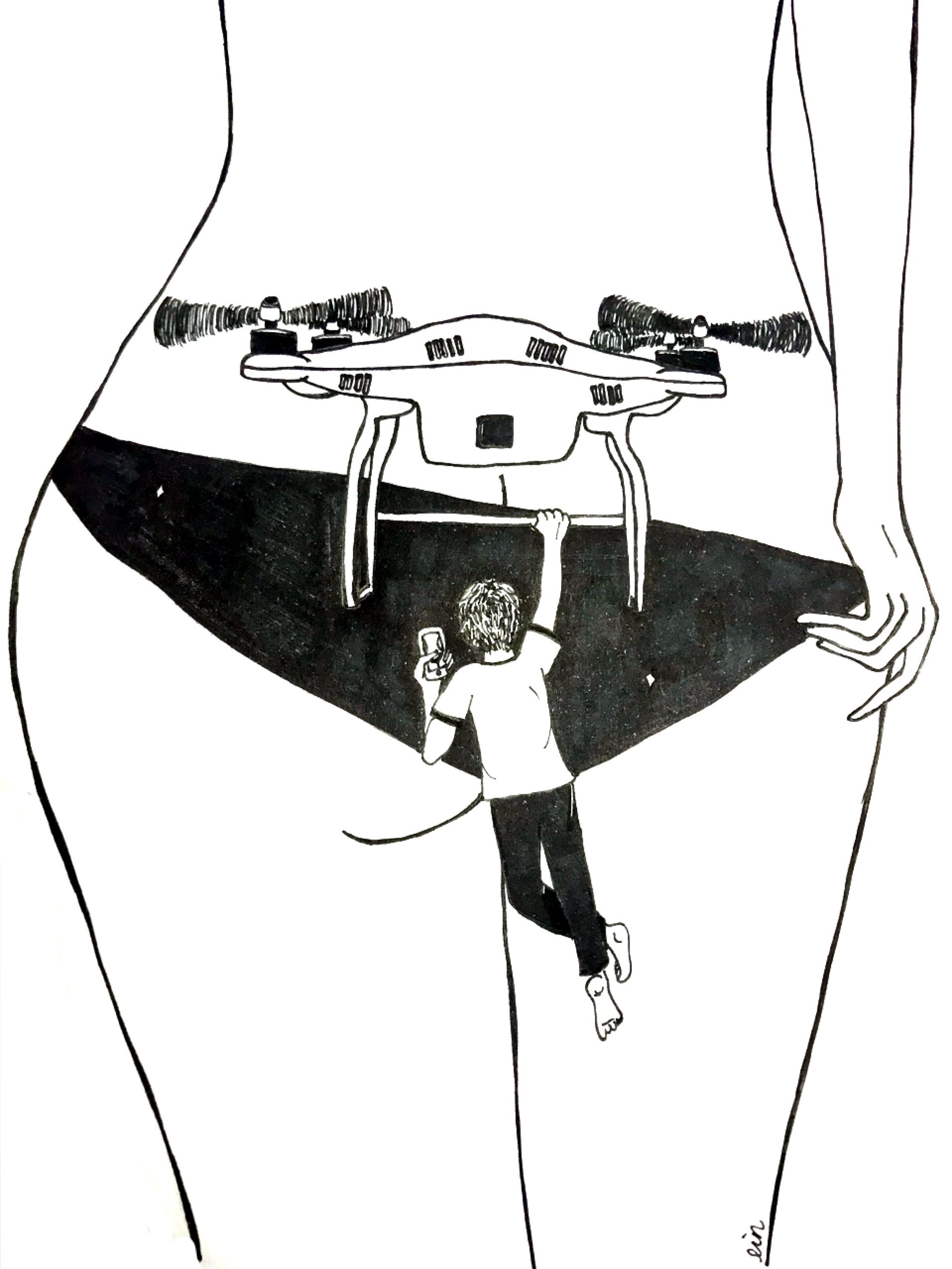 1915x2553 i know everything about you - Drone Drawing